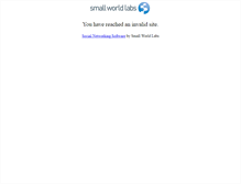 Tablet Screenshot of production.smallworldlabs.com